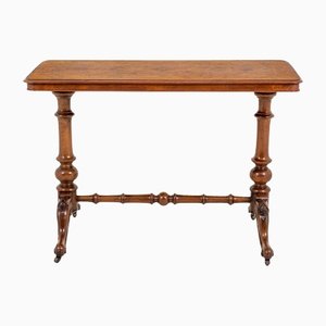 Mesa extensible victoriana antigua de nogal, década de 1860