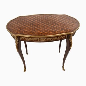 French Parquetry Inlay Centre Table