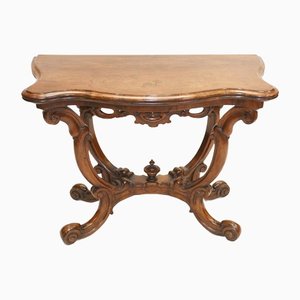Antique Victorian Rosewood Game Table, 1880s