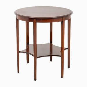 Sheraton Revival Table - Antique Mahogany Centre Tables 1890