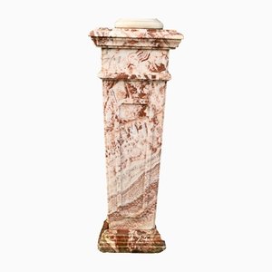 Pedestal de columna de mármol Imperio