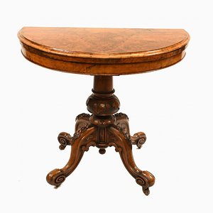 Victorian Walnut Game Table, 1860s