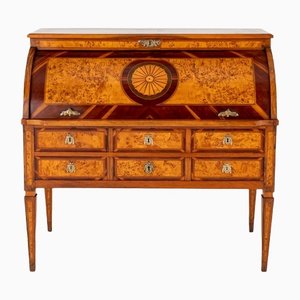 French Mulberry Cylinder Desk, 1850