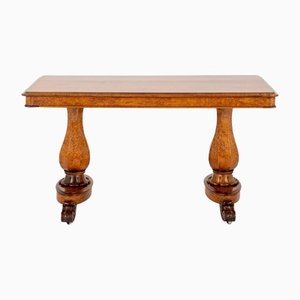 William IV Maple Library Table, 19th Century
