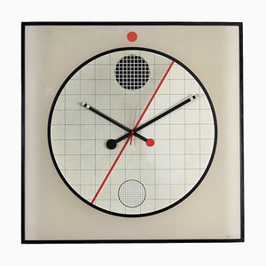 Wall Clock by Kurt B. Delbanco for Morphos