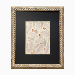 Edgardo Corbelli, Chromatic Research and Movement, 1954, Watercolor on Paper, Framed