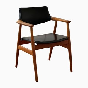 Mid-Century Danish Teak GM11 Desk Chair from Glostrup, 1960s