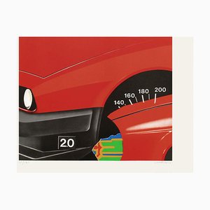 Peter, Klasen, Alfa-romeo 2.0, 1985, Lithographie auf Arches Papier