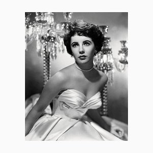 Silver Screen Collection/Getty Images, Taylor in Ball Gown, 1951, Photographic Paper