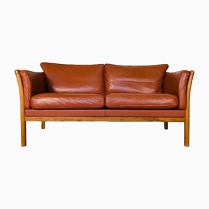 Danish Vintage 2-Seater Cognac Leather Sofa from Bo-Concept