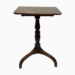 Dutch Oak Tripod Tilt Top Table, 1840s