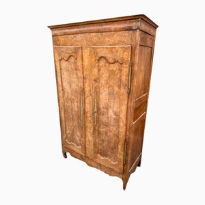 Antique French Walnut Provincial Armoire, 1790s