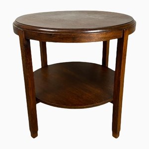 Art Deco Oak Wood Coffee Table.