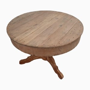 Antiker Mallorquinischer Tisch aus Massivem North Holz