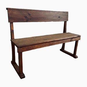 Antique Spanish Rustic Bench in Wood