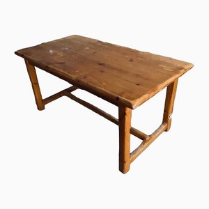 Antique Rustic Table in Pine Wood
