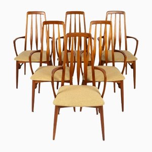 Dining Chairs by Niels Koefoed for Hornslet, Set of 6