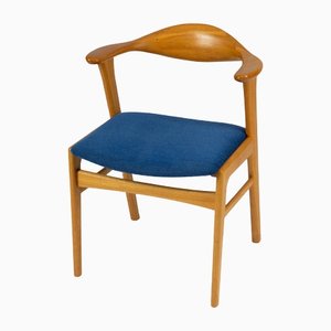 Chaise de Bureau Modèle 49b en Teck par Erik Kirkegaard