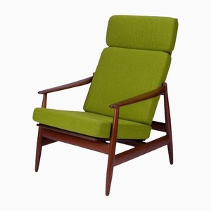 Dänischer Sessel mit hoher Rückenlehne von Poul Volther für Femel Røjle, 1960er