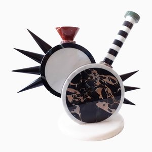 Centrotavola Sholapur in marmo di Michele De Lucchi