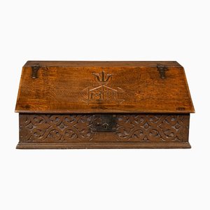 Antique Oak Bible Case