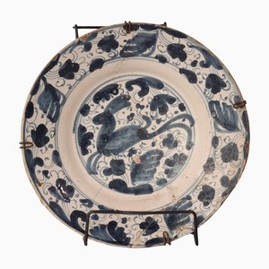 17th Century Delft Plate with Hare