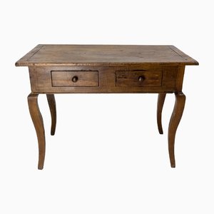 Louis XV Style French Oak Writing Table, 1800s