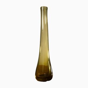 Vase Soliflore aus geblasenem Glas von Claude Morin, 1960er
