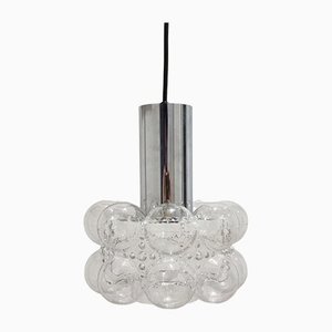 Mid-Century Modern Bubble Glass Pendant or Ceiling Lamp by Helena Tynell for Limburg, Germany, 1960s