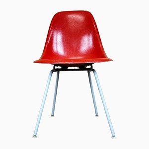 Mid-Century Fiberglas DSX H-Base Stuhl von Charles & Ray Eames für Herman Miller, 1960er