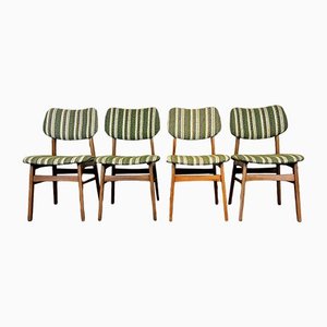 Mid-Century Danish Teak Dining Chairs, Set of 4