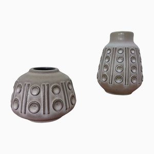 Jarrones Steuler de cerámica, años 60. Juego de 2