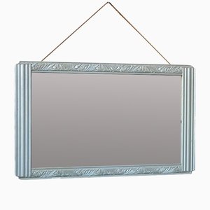 Art Deco Spiegel in Silber