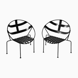 Chairs Fdc1 by Flavio De Carvalho, Set of 2