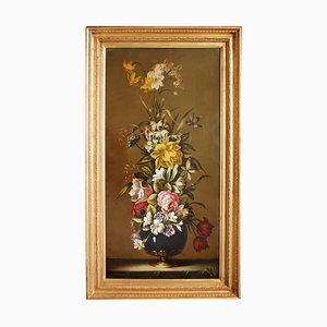 After Jan Van Os, Flowers Still Life, 2007, Oil on Canvas, Framed