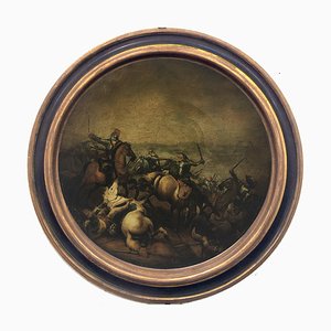 Después de Salvator Rosa, Cavalry Battle, 2002, Oil on Canvas