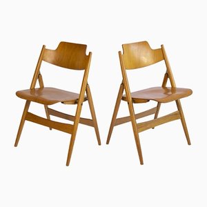Folding Chairs Se18 by Egon Eiermann for Wilde + Spieth, 1960s, Set of 2