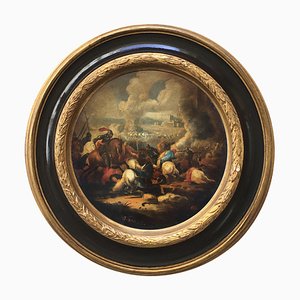 After Salvator Rosa, Cavalry Battle, 2006, Oil on Canvas, Framed