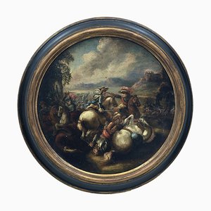 After Salvator Rosa, Cavalry Battle, 2006, Oil on Canvas