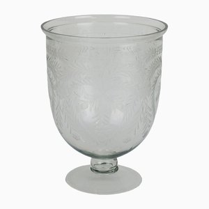Tazza in vetro inciso