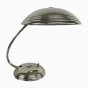 Verchromte Tischlampe von Helo Leuchten