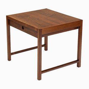 Mid-Century Scandinavian Rosewood Side Table with Drawer by Bröde Blindheim Norway