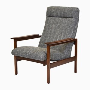 Fauteuil Guy Rogers Mid-Century Retapissé