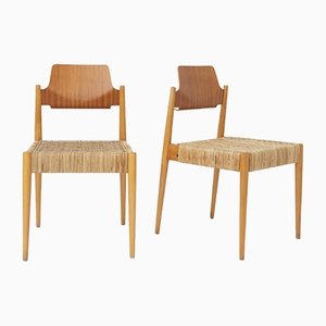 Bauhaus Chairs SE19 by Egon Eiermann for Wilde + Spieth, Germany, 1950s, Set of 2