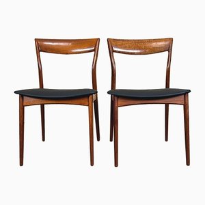 Mid-Century Teak Dining Chairs by R. Borregaard for Viborg Stolefabrik, 1960s, Set of 2