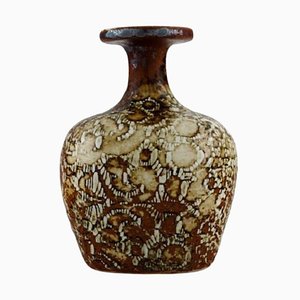 Glazed Ceramic Vase by Stig Lindberg for Gustavsberg Studiohand