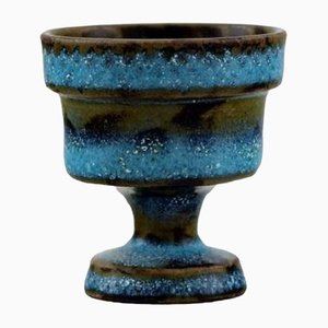 Glazed Ceramic Miniature Vase by Stig Lindberg for Gustavsberg Studiohand