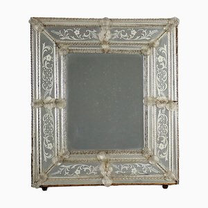 Miroir en Verre de Murano, Italie, 20ème Siècle