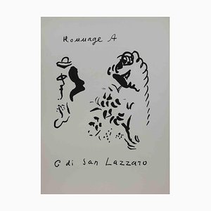 Marc Chagall, Hommage à San Lazzaro, Original Lithograph, 1975