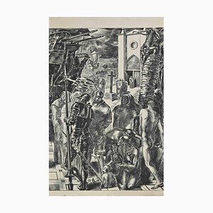 Unknown, The Departure From the Port, Original Etching, Early 20th Century